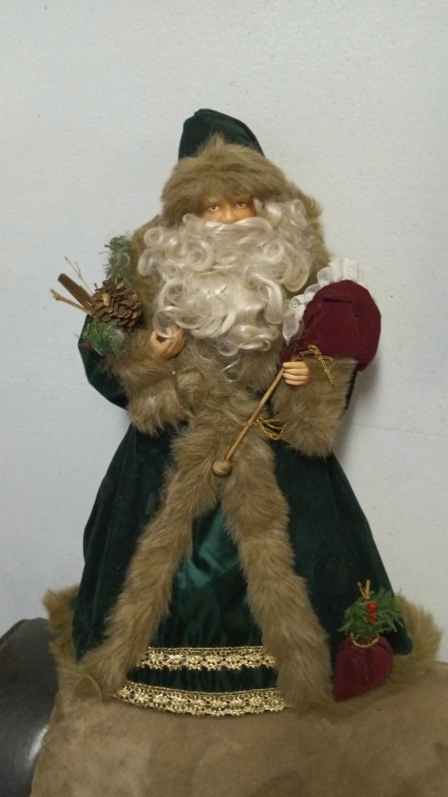 Vintage Santa Velvet/Faux Fur 