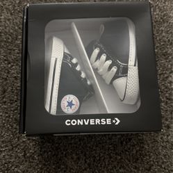 Black Converse, Crib Shoes For $20 Size 1.