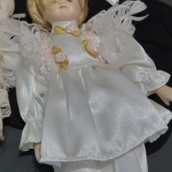 Vintage 8" Porcelain Angel Doll