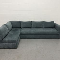 Great Condition Room & Board Pop-Up Platform Queen Sleeper w/ Left-Arm Storage Chaise-Delivery Available 