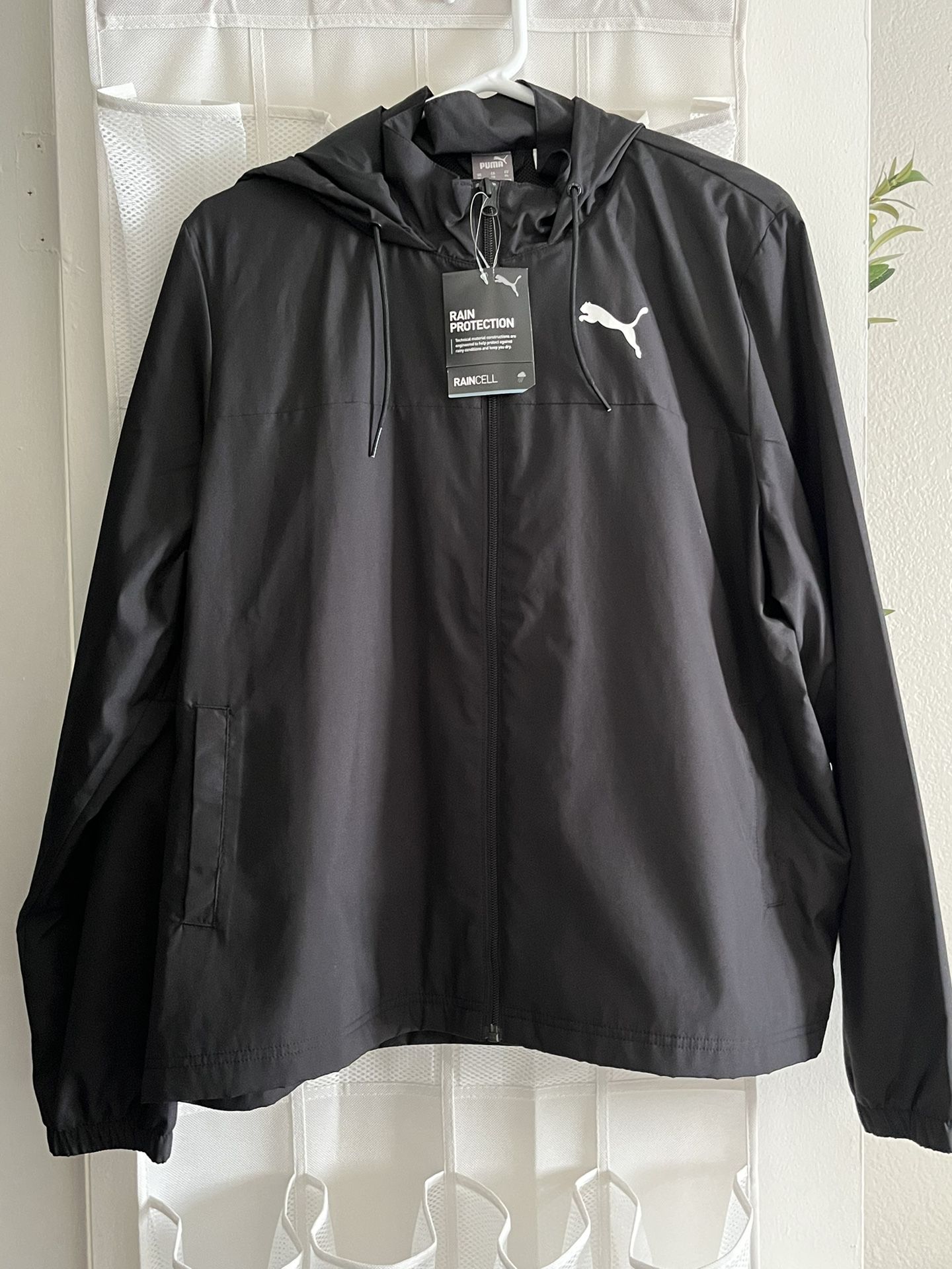 Women’s Black Puma Windbreaker Jacket