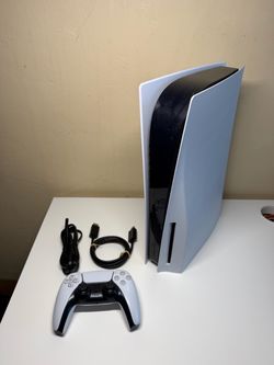 PS5 Disc Edition w/ Controller + Cables – Ready to Play