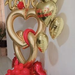 Balloons Bouquet - Valentines - Love 