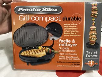 Compact electric grill