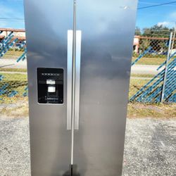 Whirlpool Stainless Steel Side By Side Refrigerator 