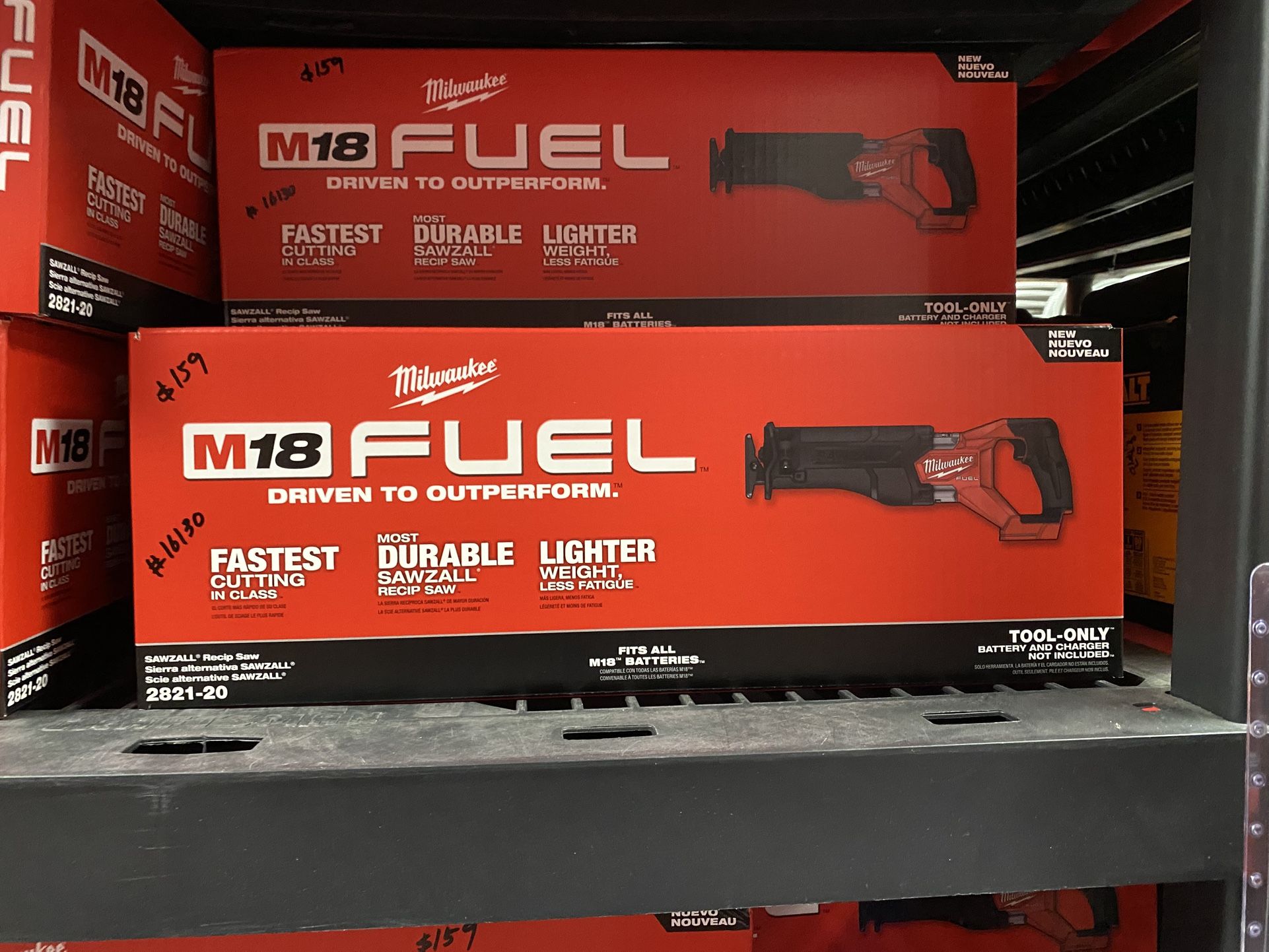 Milwaukee M18 FUEL GEN-2 18V Lithium-Ion Brushless Cordless SAWZALL Reciprocating Saw (Tool-Only)