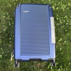 Ben Sherman Blue Hard-Shell Suitcase 
