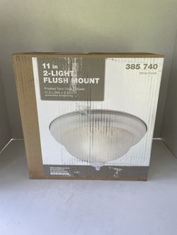 Flush Mount Ceiling Light Fixture Dimmable White Frosted Swirl Glass Shade
