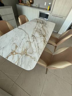 Beautiful Modern Marble Dining Table