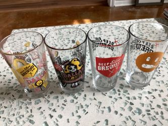 4 Deep Ellum Brewing Company Glasses - Make Offer