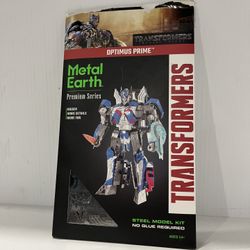 Metal Earth Transformers Optimus Prime Steel Premium Series Model Kit - Opened