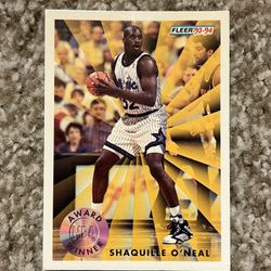 Shaquille O’Neal Fleer 93-94 Rookie Card