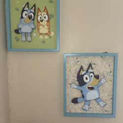 Bluey Wall Art