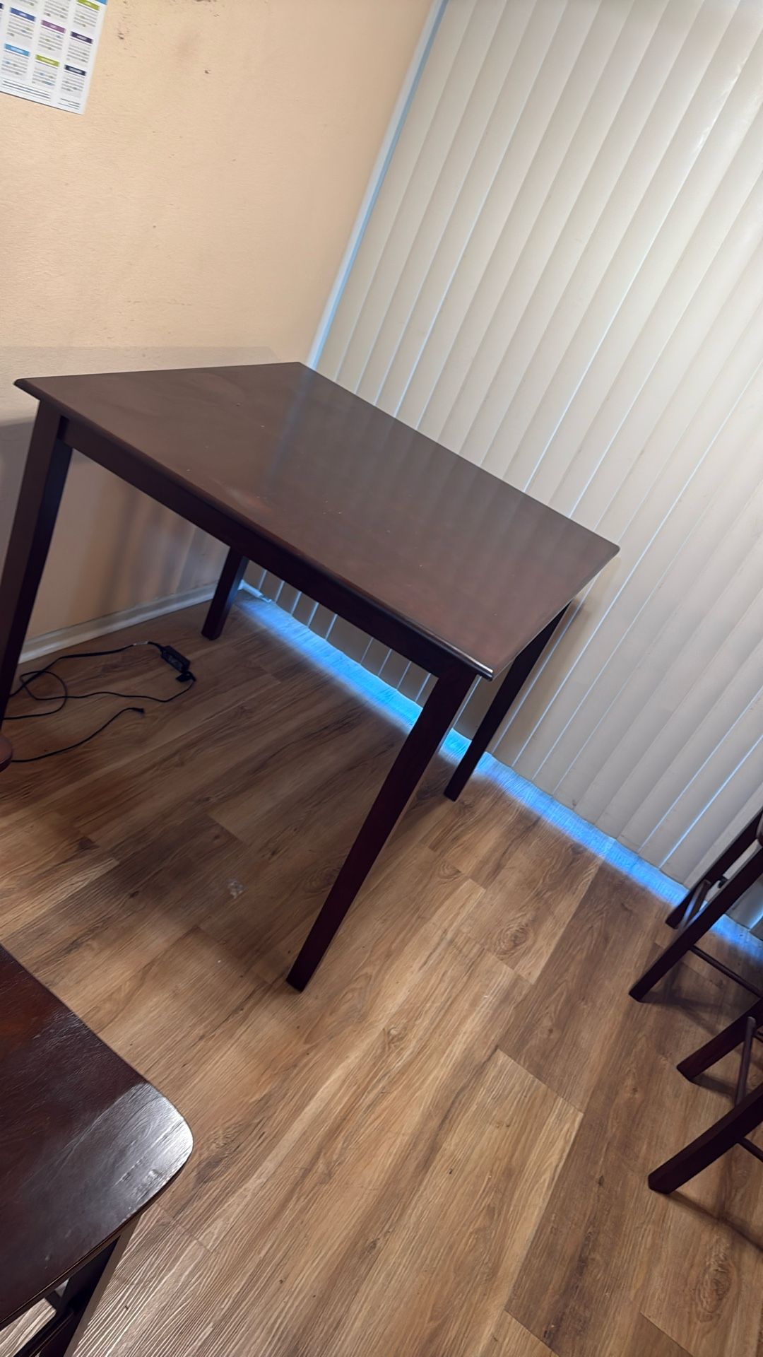 Dark Brown Dinner/coffee Table  