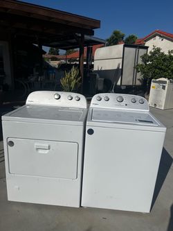 Whirlpool Washer and Dryer gas heavy duty super capacity good condition delivery and installation available all the connections include 30 days warran