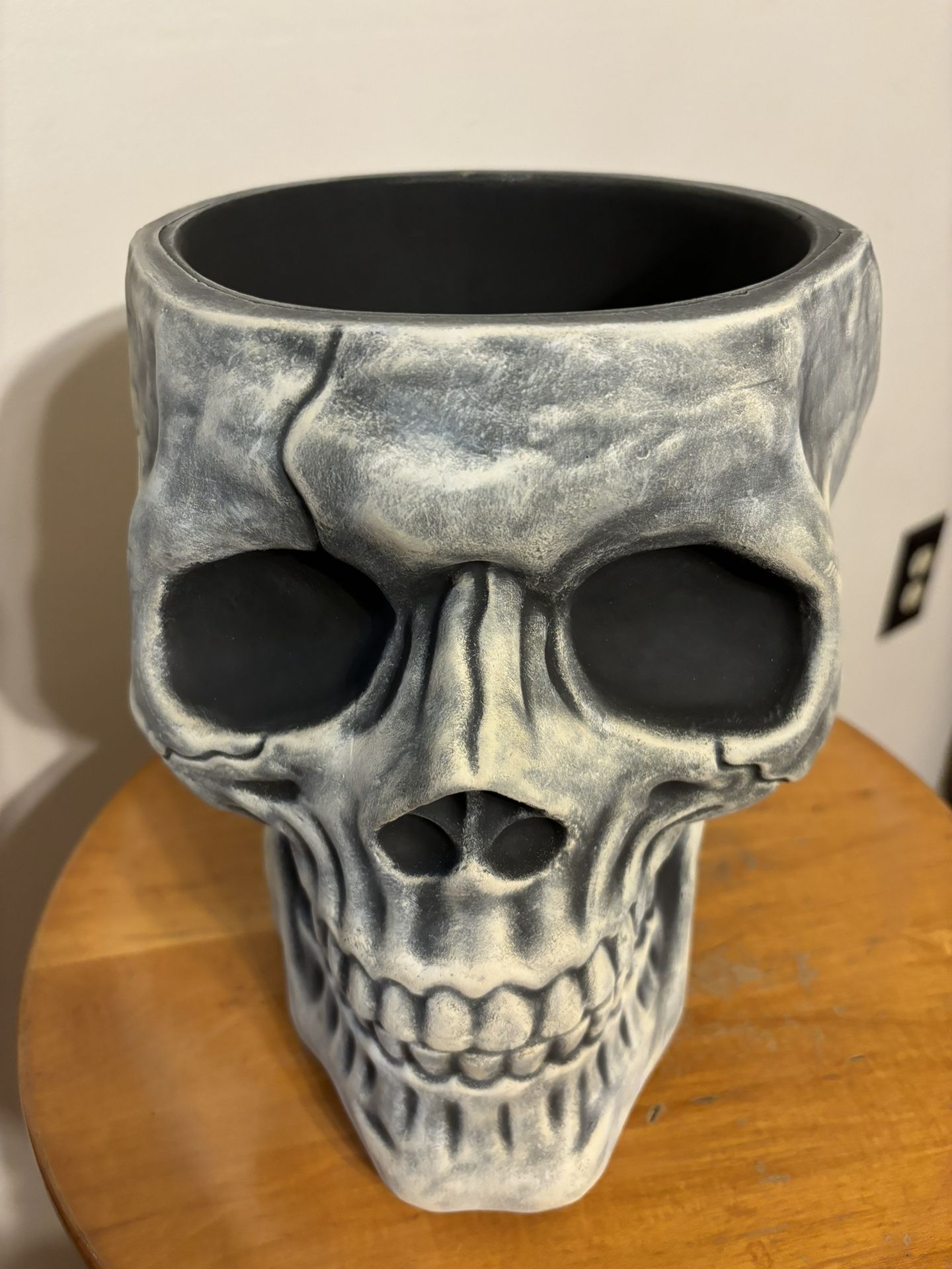 Skull Planter - Cement Mixture