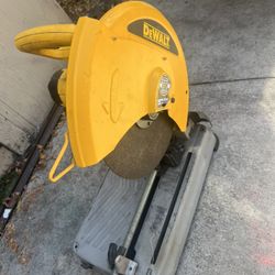 chop saw dewalt