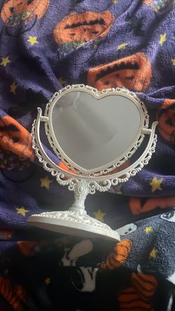 Two sides heart mirror