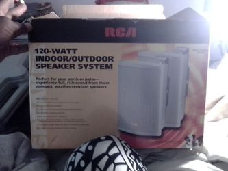 RCA 120 watt indoor/ outdoor speaker system