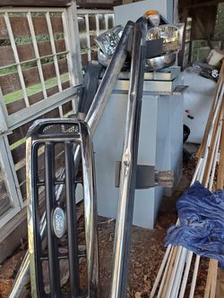 2004 f250 grill, headlights, nerf bars