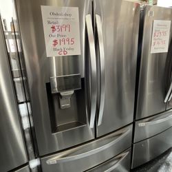 New LG 22 cu ft. Smart Counter Depth Double Freezer Refrigerator