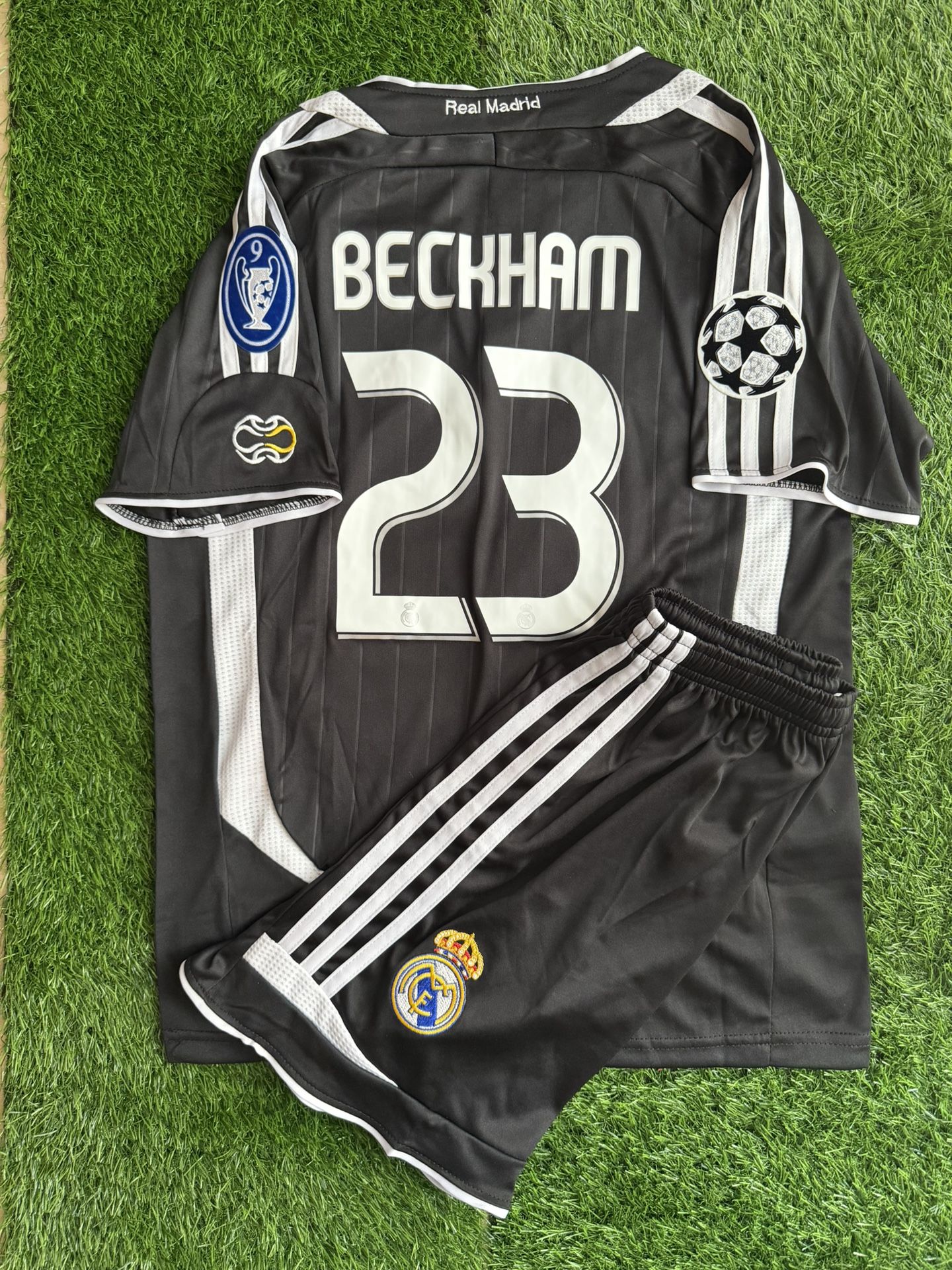 Beckham Real Madrid Retro Jersey Kids Set