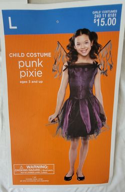 Halloween Costume Girl  PUNK PIXIE