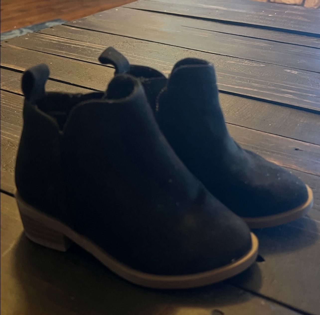 Black Toddler Ankle Boots