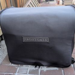 Front gate inflatable mattress with pump and springs