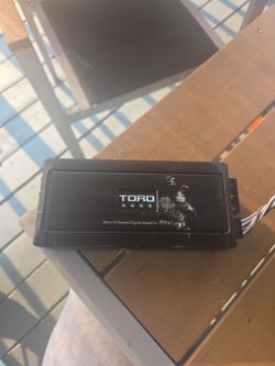 Toro Micro 4 Channel Digital Car Amplifier