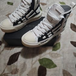 Amiri High Top Skeleton Shoes