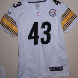 Steelers White Polamalu Jersey Football (all Sizes Available) 