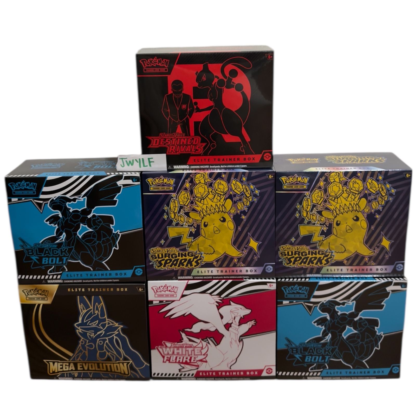 Lot Of 7 Pokemon Etb