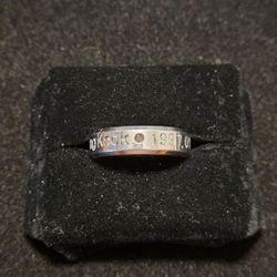 BTS Jung Cook Titanium Ring Size 8 1997.09.01 Birthday Engraved K-Pop Fan
