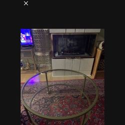 Nice Gold Coffee Table For Sale 