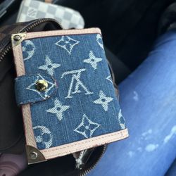  LOUIS VUITTON DENIM MONOGRAM WALLET
