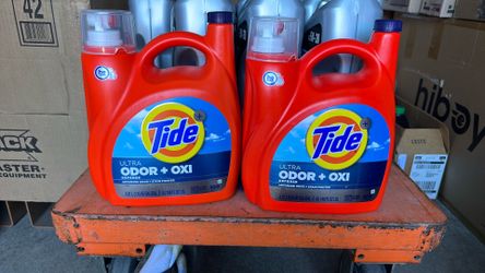 2) Tide ultra Odor + oxi. 105 loads each