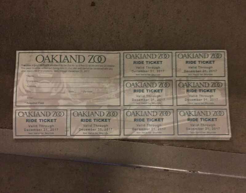 Oakland Zoo tickets