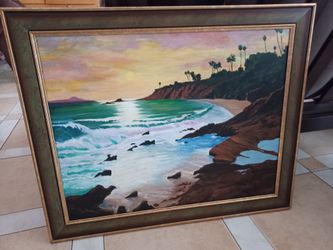 Canvas painting  frame