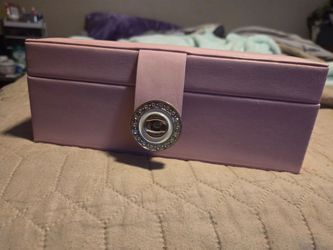 Pink jewelry box