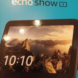 Alexa ECHO 8 BRAND NEW.  UNOPPEN BOX 