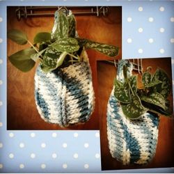 Wall hanger plant pouch