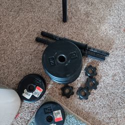 Weights And Barbell