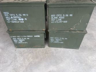 5.56mm Ammo Cans – Lot of 4