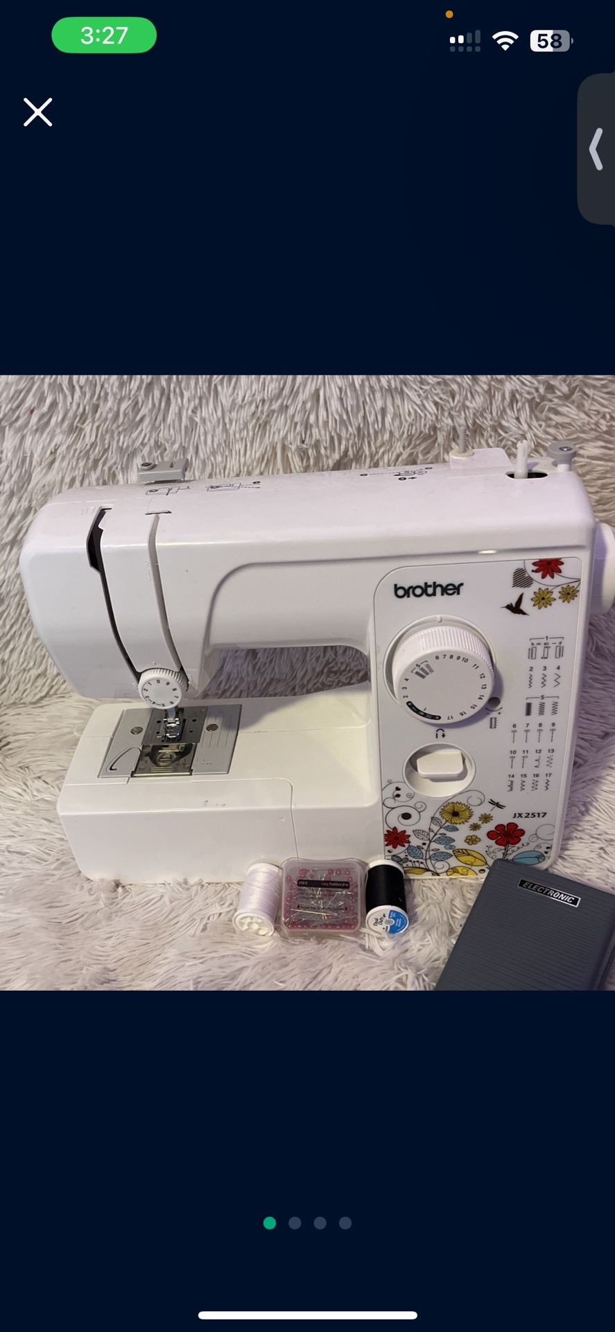 BROTHER SEWING MACHINE JX2517