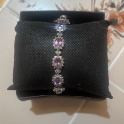 Sterling Silver Gemstone Bracelet