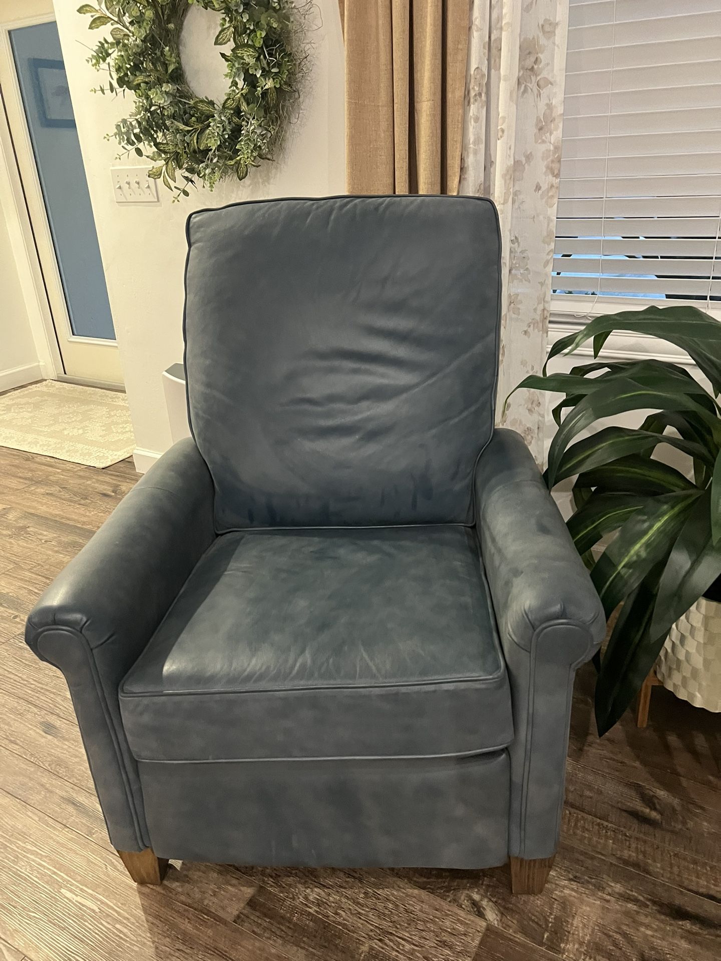 Bassett Leather Electric Recliner
