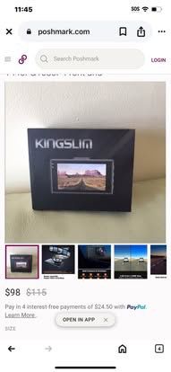 Brand new in box dual dash camera