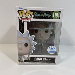 Funko Pop Animation Rick and Morty Rick with Memory Vial #1191 Funko Shop Excl