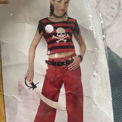 Hip Punk Pirate Large 10-12 Halloween